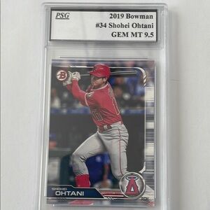 2019 Bowman Shohei Ohtani Baseball Card - Grade 9.5